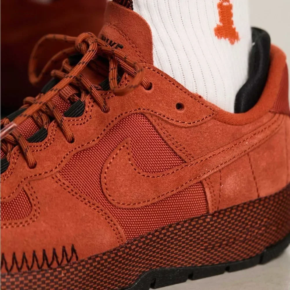 Nike Air Force 1 Wild sneakers in Rugged orange